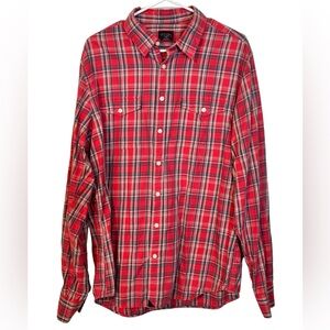 UNTUCKit Red Plaid Button-Down Shirt
